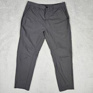 Legends (Men's 36x28) Grey Aviation Pants Tapered Athletic Performance Trouser